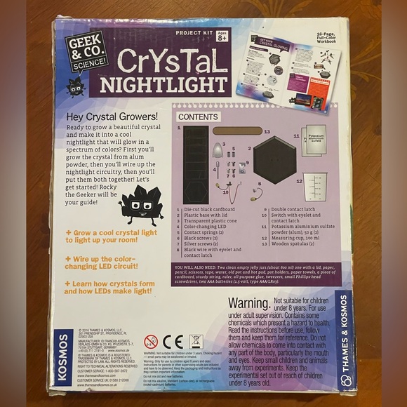 Grow Your Own Crystal Nightlight Kit - Picture 3 of 5